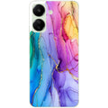 Coque taperso pour POCO C65 4G avec motif marbre tie dye protection antichoc personnalisée