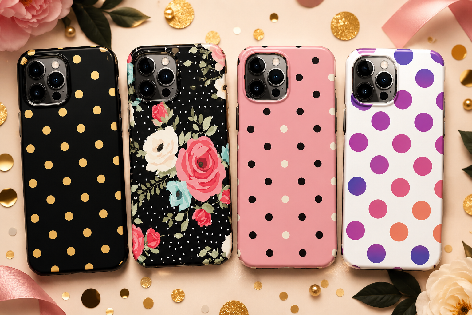 Coque Moto EDGE 50 60 à pois