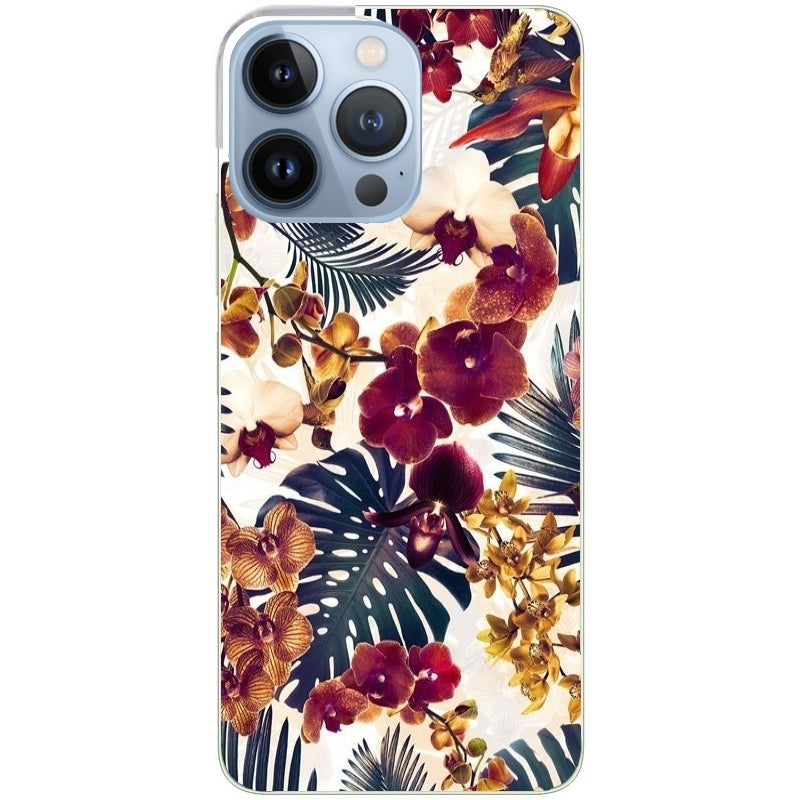 Coque taperso pour Iphone 12 et PRO MINI PRO MAX avec motif jungle couleurs d'automne protection antichoc personnalisée
