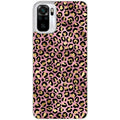 Coque taperso pour Redmi Note 10 4G 5G PRO 10S avec motif leopard rose protection antichoc personnalisée