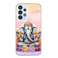 Coque taperso pour Galaxy A13 4G et 5G A23 A53 avec motif elephant namaste protection antichoc personnalisée