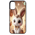 Coque noire taperso pour Moto E13 E14 E15 avec motif lapin ballon protection antichoc personnalisée