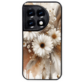 Coque noire taperso pour OnePlus 11 et 12 avec motif dreamcatcher marguerite protection antichoc personnalisée