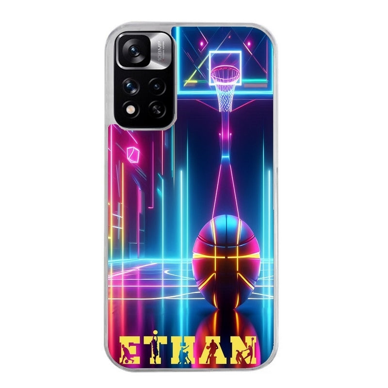 Coque taperso pour Redmi Note 12 4G 5G PRO 4G avec motif basket electro personnalisee protection antichoc personnalisée
