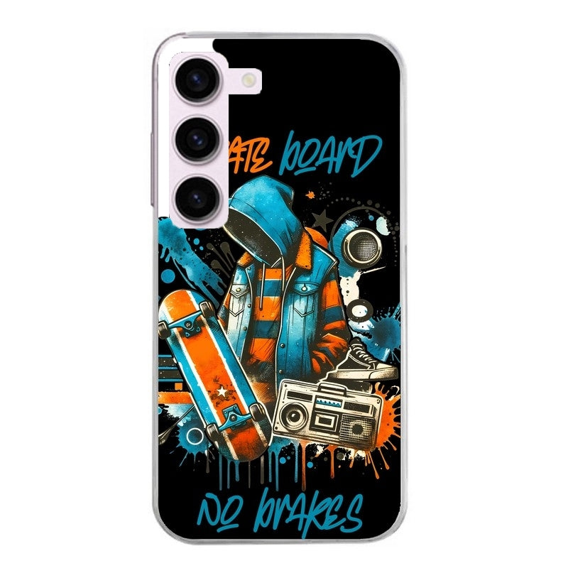 Coque taperso pour Galaxy A13 4G et 5G A23 A53 avec motif skate board protection antichoc personnalisée