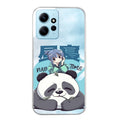 Coque taperso pour Redmi Note 12 4G 5G PRO 4G avec motif panda anime protection antichoc personnalisée