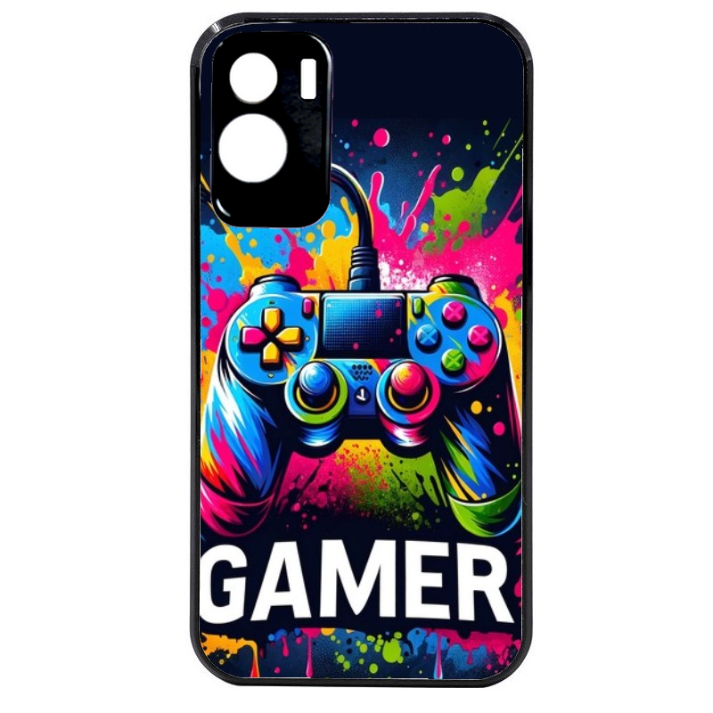 Coque noire taperso pour Honor 70 LITE 90 et LITE avec motif gamer protection antichoc personnalisée