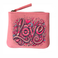 Porte monnaie love tag en feutrine en feutrine
