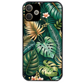 Coque noire taperso pour OPPO A5 PRO 4G et 5G avec motif jungle dore protection antichoc personnalisée