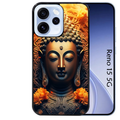 Coque noire taperso pour OPPO Reno 15 et F FS 5G avec motif bouddha et fleur protection antichoc personnalisée