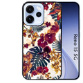 Coque noire taperso pour OPPO Reno 15 et F FS 5G avec motif jungle couleurs d'automne protection antichoc personnalisée