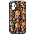 Coque noire taperso pour Honor 400 et Lite Pro Smart avec motif mort mexicaine papillon protection antichoc personnalisée