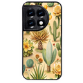 Coque noire taperso pour OnePlus 11 et 12 avec motif cactus et succulent protection antichoc personnalisée