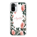 Coque taperso pour Redmi Note 10 4G 5G PRO 10S avec motif cadre fleur pastel personnalisee protection antichoc personnalisée
