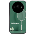 Coque noire taperso pour Redmi A3 avec motif badminton sport personnalise protection antichoc personnalisée