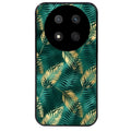 Coque noire taperso pour Magic 7 LITE et PRO avec motif palmier vert protection antichoc personnalisée