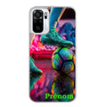 Coque taperso pour Redmi Note 10 4G 5G PRO 10S avec motif foot controle personnalisee protection antichoc personnalisée