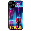 Coque noire taperso pour OPPO A5 PRO 4G et 5G avec motif basket electro personnalisee protection antichoc personnalisée
