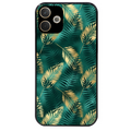 Coque noire taperso pour OPPO A5 PRO 4G et 5G avec motif palmier vert protection antichoc personnalisée