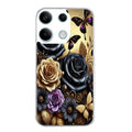 Coque taperso pour POCO M6 PRO 4G avec motif papillon gothic protection antichoc personnalisée