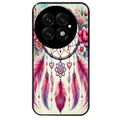 Coque noire taperso pour OnePlus 13 avec motif dreamcatcher et papillon protection antichoc personnalisée