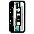 Coque noire taperso pour OPPO Reno 2 et 2Z personnalisable avec motif cassette vintage protection antichoc personnalisée