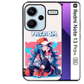 Coque noire taperso pour Redmi Note 13 PRO PLUS 5G avec motif anime casquette personnalise protection antichoc personnalisée