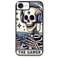 Coque noire taperso pour Iphone 17 17E AIR MAX PRO avec motif mort gamer protection antichoc personnalisée