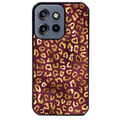 Coque noire taperso pour Moto Edge 60 et Neo Fusion Pro avec motif leopard grenat protection antichoc personnalisée