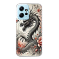 Coque taperso pour Redmi Note 12 4G 5G PRO 4G avec motif dragon japan protection antichoc personnalisée