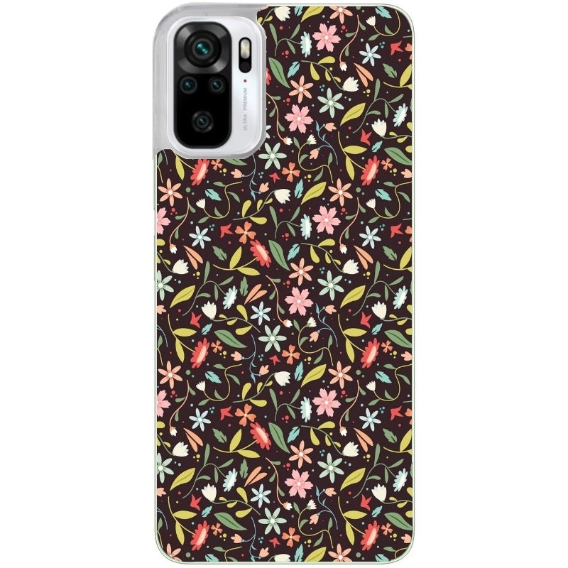Coque taperso pour Redmi Note 10 4G 5G PRO 10S avec motif petites feurs multicolores protection antichoc personnalisée