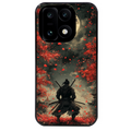 Coque noire taperso pour OnePlus 15 avec motif samourai et katana protection antichoc personnalisée
