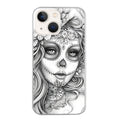 Coque taperso pour Iphone 11 et PRO PRO MAX avec motif mort calavera tatoo protection antichoc personnalisée
