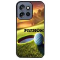 Coque noire taperso pour Moto Edge 60 et Neo Fusion Pro avec motif golf personnalisee protection antichoc personnalisée