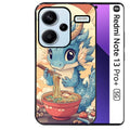 Coque noire taperso pour Redmi Note 13 PRO PLUS 5G avec motif dragon ramen 2 protection antichoc personnalisée