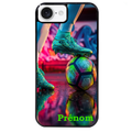 Coque noire taperso pour Iphone 17 17E AIR MAX PRO avec motif foot controle personnalisee protection antichoc personnalisée