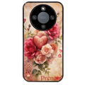 Coque noire taperso pour Magic 5 6 LITE et PRO avec motif coeur et fleur personnalisee protection antichoc personnalisée