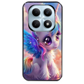 Coque noire taperso pour POCO M8 5G et PRO 5G avec motif licorne style anime protection antichoc personnalisée