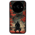Coque noire taperso pour Redmi A3 avec motif samourai et katana protection antichoc personnalisée