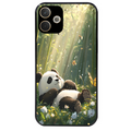 Coque noire taperso pour OPPO A5 PRO 4G et 5G avec motif panda bambou protection antichoc personnalisée