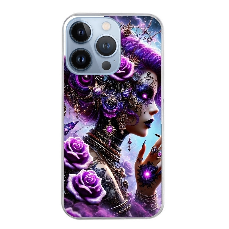 Coque taperso pour Iphone 12 et PRO MINI PRO MAX avec motif fee style steampunk protection antichoc personnalisée
