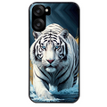 Coque noire taperso pour OnePlus Nord CE5 avec motif tigre polaire protection antichoc personnalisée