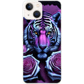 Coque taperso pour Iphone 15 et PRO PLUS PRO MAX avec motif tigre uv style manga protection antichoc personnalisée
