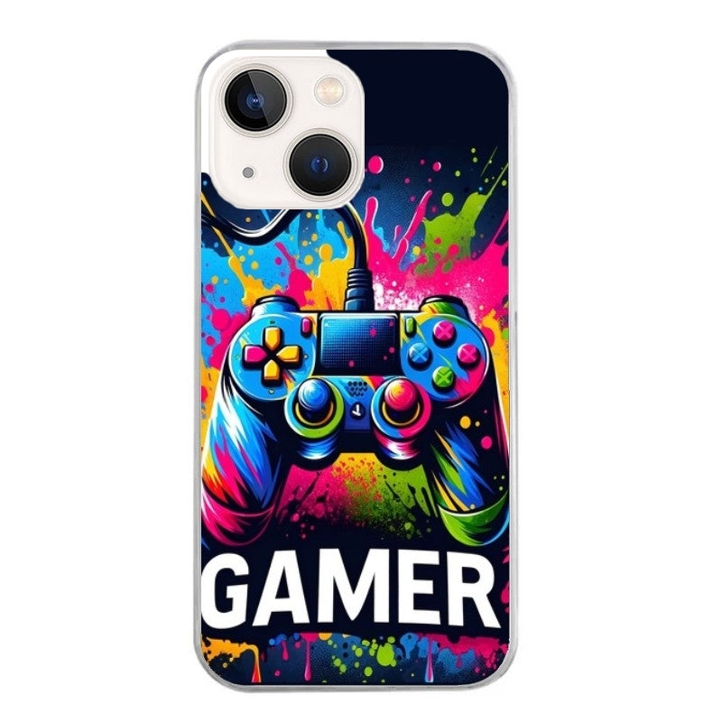 Coque taperso pour Iphone 15 et PRO PLUS PRO MAX avec motif gamer protection antichoc personnalisée