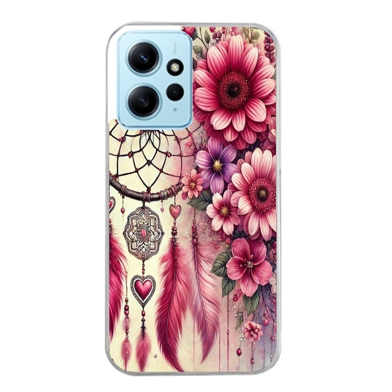Coque taperso pour POCO X5 5G avec motif dreamcatcher et coeur protection antichoc personnalisée