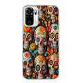 Coque taperso pour Redmi Note 10 4G 5G PRO 10S avec motif mort mexicaine papillon protection antichoc personnalisée