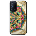 Coque noire taperso pour OPPO Reno 8 LITE avec motif mandala 3 protection antichoc personnalisée