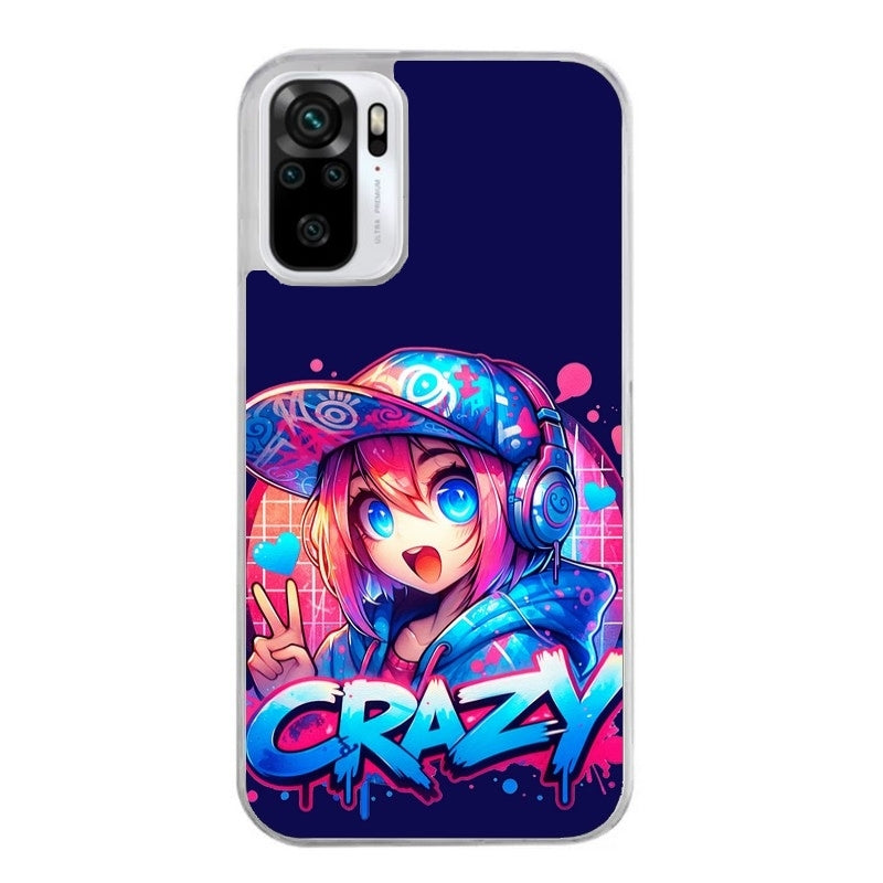 Coque taperso pour Redmi Note 10 4G 5G PRO 10S avec motif anime crazy protection antichoc personnalisée