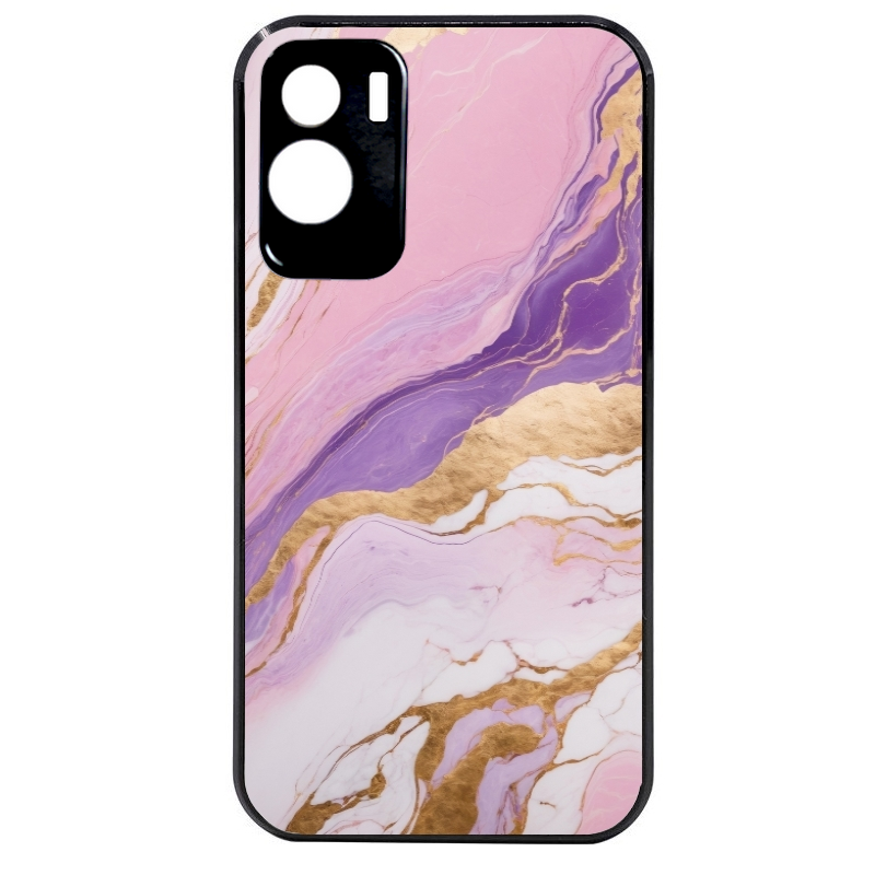 Coque noire taperso pour Honor 70 LITE 90 et LITE avec motif marbre violet protection antichoc personnalisée