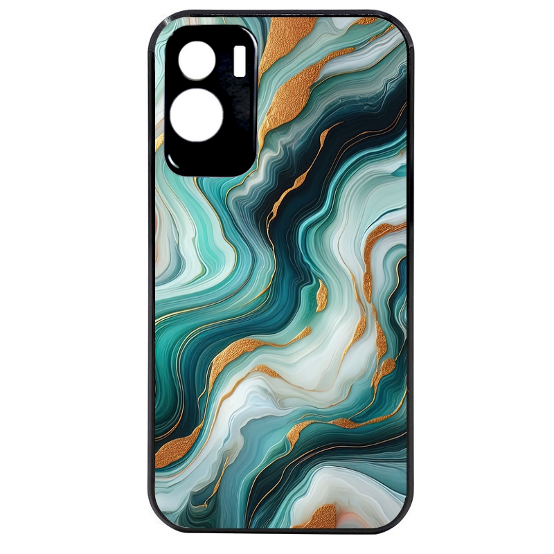 Coque noire taperso pour Honor 70 LITE 90 et LITE avec motif marbre vert protection antichoc personnalisée